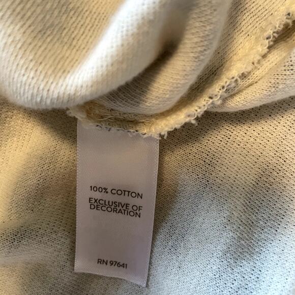 J.Jill Women's Striped Fringed Trim Cotton Pullover, size Large - Picture 7 of 10